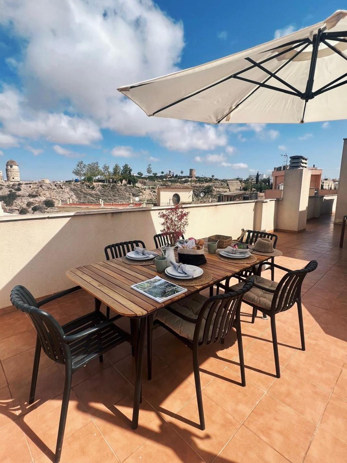 Casa Jara- With A Private Terrace 360 Views In Old Town - Free Parking Leilighet Cartagena Eksteriør bilde